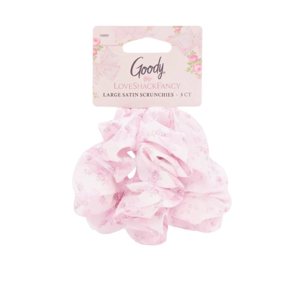 GOODY x LOVESHACKFANCY Limited Edition Large Scrunchies - 3 ct
